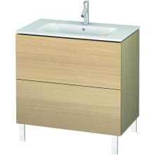 L-Cube 32" Single Free Standing Wood Vanity Cabinet Only - Less Vanity Top