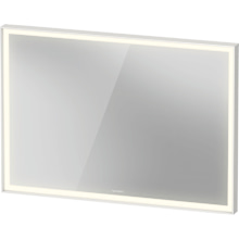 L-Cube 39-3/8"W x 27-1/2"H Rectangular Flat Framed Wall Mounted Bathroom Mirror with Lighting