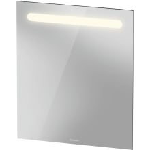 Duravit No.1 27-1/2" x 23-5/8" Modern Rectangular Frameless Bathroom Wall Mirror