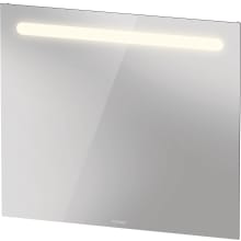 Duravit No.1 27-1/2" x 31-1/2" Modern Rectangular Frameless Bathroom Wall Mirror