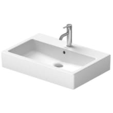Vero 27-1/2" Wall Mounted Bathroom Sink with Overflow