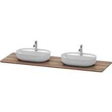 Luv 70-1/4" Solid Wood Lavatory Console with 2 Sink Cutout