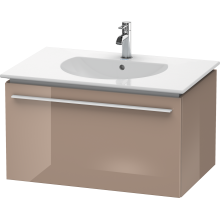 X-Large Wall Mount / Floating Vanity 31 1/2" W x 18 1/8" H with 1 Drawer, 3 Glass Dividers, and 4 Box Drawers