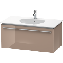 X-Large Wall Mount / Floating Vanity 39 3/8" W x 18 1/8" H with 1 Drawer, 3 Glass Dividers, and 4 Box Drawers