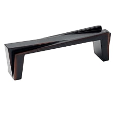 Arroyo 3-3/4" Center to Center Modern Geometric Cabinet Handle / Drawer Pull