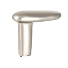 Series 3 - 1-3/8" Designer Modern Offset Ergonomic Finger Pull Cabinet Knob / Drawer Knob