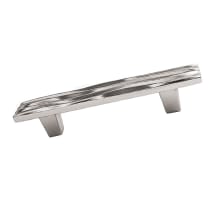 Wave 3-3/4" Center to Center Textured Graphic Designer Nautical Beach Graphic Cabinet Handle / Drawer Pull