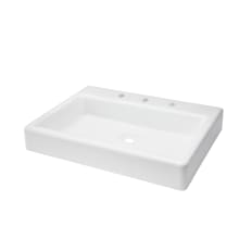 Oak Hill 30" Rectangular Fireclay Bathroom Sink Only for Select DXV Console Sinks - Less Console Legs