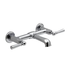 Oak Hill 1.2 GPM Wall Mounted Bridge Bathroom Faucet