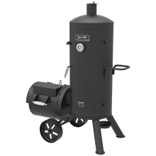 25 Inch Wide Free Standing Charcoal Smoker with Offset Grill from the Signature Series