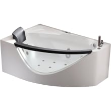 39-2/5" Soaking Bathtub for Corner Installations with Right Drain and MaxLoad™