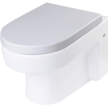 Elongated Closed-Front Toilet Seat with Soft Close Hinges
