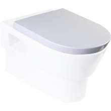 Elongated Closed-Front Toilet Seat with Soft Close Hinges