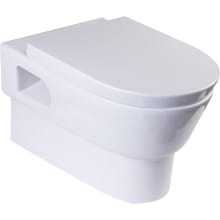 1.1 / 1.6 Dual Flush Wall Mounted One Piece Elongated Toilet - Includes Slow Closing Seat