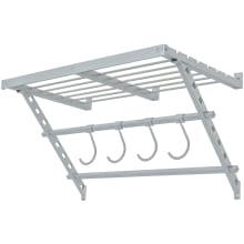 Garage Essentials 32 Inch Wide Storage Shelf and Track System