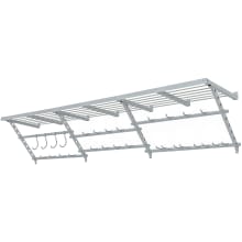 Garage Essentials 96 Inch Wide Storage Shelf and Track System