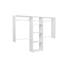 4 to 8 Foot Wide Deluxe Closet System Kit