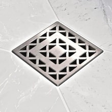 LATTICE - Brushed Nickel - Unique Drain Cover