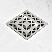 LATTICE - Polished Chrome - Unique Drain Cover