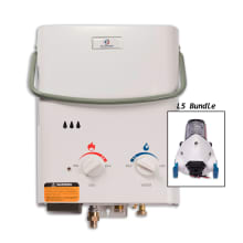 1.5 Gallon 11 Kilowatt Portable Liquid Propane Tankless Water Heater with 37,500 Maximum BTU Input and Flojet Pump