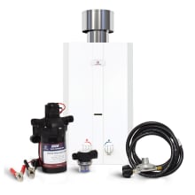 2.65 Gallon Point-of-Use Liquid Propane Tankless Water Heater with 75,000 Maximum BTU Input Flojet Pump and Strainer