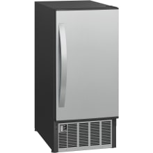 15 Inch Wide 25 Lbs. Capacity Built-In, Free Standing, and Undercounter Ice Maker with 50 Lbs. Daily Ice Production