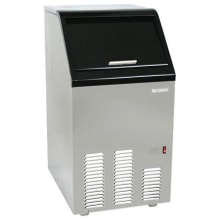 17 Inch Wide 25 Lbs. Capacity Free Standing and Undercounter Ice Maker with 75 Lbs. Daily Ice Production