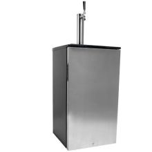 18 Inch Wide Kegerator with Blue LED Light