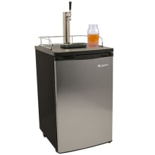 20 Inch Wide Single Tap Kombucha Kegerator with Reversible Door