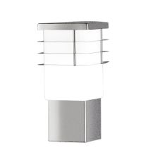Calgary Single Light 11" Tall Outdoor Wall Sconce with White Glass Shade