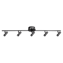 39 5/8" Wide 5 Light LED Fixed Rail Lighting from the Lianello Collection
