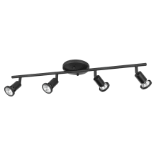 Tremendo 4 Light 26" Wide Fixed Rail Linear Ceiling Fixture