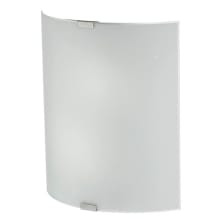 Grafik 2 Light 15" Tall Wall Sconce with Frosted Glass Shade - ADA Compliant