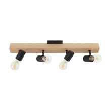 Kingswood 4 Light 25" Wide Fixed Rail Ceiling Fixture