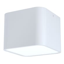 Grimasola 6" Wide Flush Mount Square Ceiling Fixture with Shade