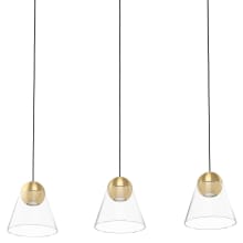 Cerasella 3 Light 35" Wide Commercial Linear Pendant