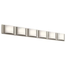 Bretto 6 Light 44-3/4" Wide Integrated LED Bathroom Vanity Light - ADA Compliant