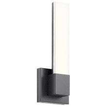 Neltev Single Light 14-1/2" High Integrated LED Wall Sconce - ADA Compliant