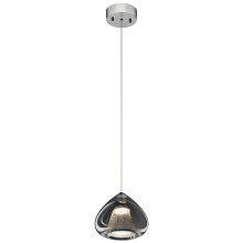 Zin 1 LED Light Pendant with Glass Shade