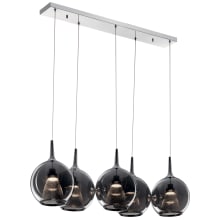 Zin 5 Light 42" Wide LED Linear Pendant