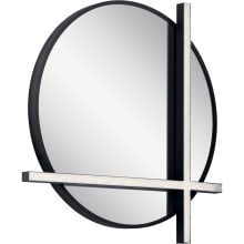 Kemena 26" x 24-1/4" Specialty Flat Steel Mirror