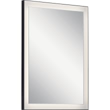 Ryame 31-1/2" x 23-1/2" Rectangular Flat Steel Mirror