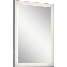 Ryame 31-1/2" x 23-1/2" Rectangular Flat Steel Mirror