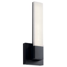 Neltev Single Light 15" Tall Integrated LED Bathroom Sconce