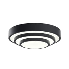 Dombard 14" Wide LED Flush Mount Waterfall Ceiling Fixture