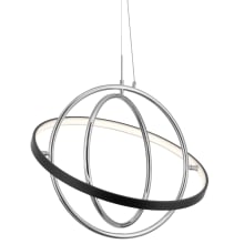 Arvo Single Light 21" Wide LED Globe Chandelier