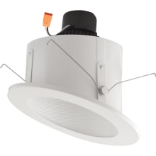 The Slant System 6" Integrated LED Sloped Baffle Recessed Trim - 1050 Lumens 5000 Kelvin