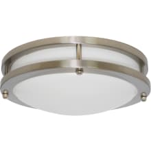 Darby 14" Wide LED Flush Mount Drum Ceiling Fixture - 25 W, 1700 Lumens, 2700K to 5000K