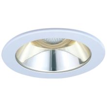 Elco Lighting EL2412W 4 Low Voltage Square Adjustable Shower Trim with Frosted Lens 
