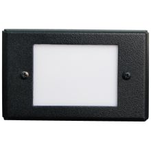 Single Light 4-1/2" Tall Integrated LED Outdoor Mini Step Light with Frosted Acrylic Lens